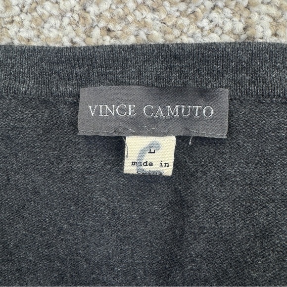 NEW Vince Camuto Gray Top Women’s Size L - Picture 11 of 15